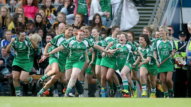 The Limerick ladies celebrate their win