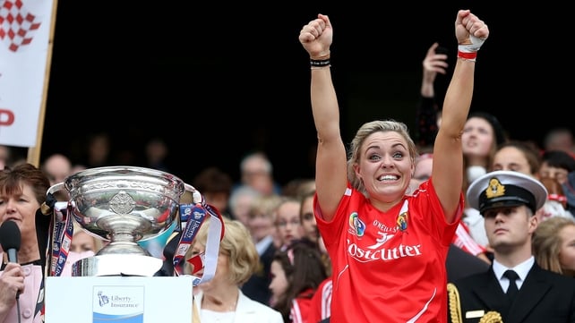 Cork captain Anna Geary's delight was plain to see at the end of the Senior Camogie championship final...