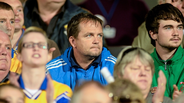 One interested spectator was Clare senior hurling manager Davy Fitzgerald