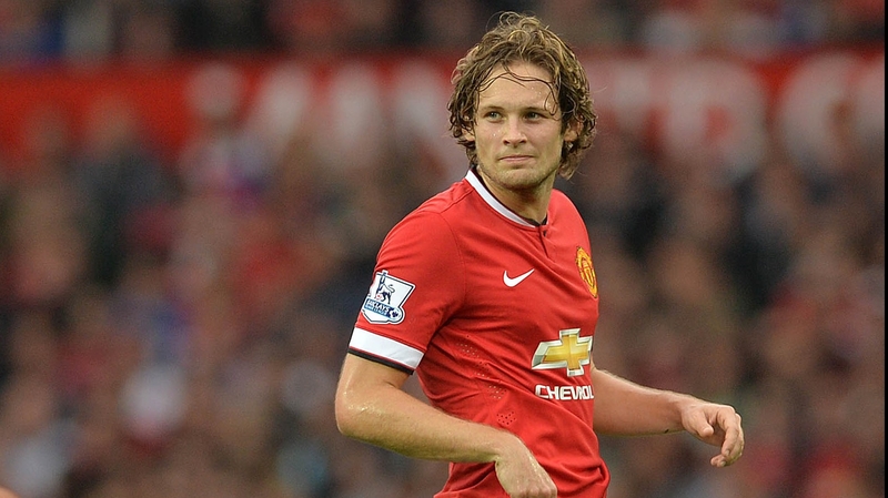 Daley Blind went off injured for Holland against Latvia
