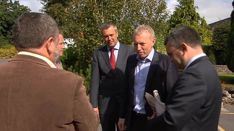 Dara Calleary (right) said many people are not experiencing any economic recovery