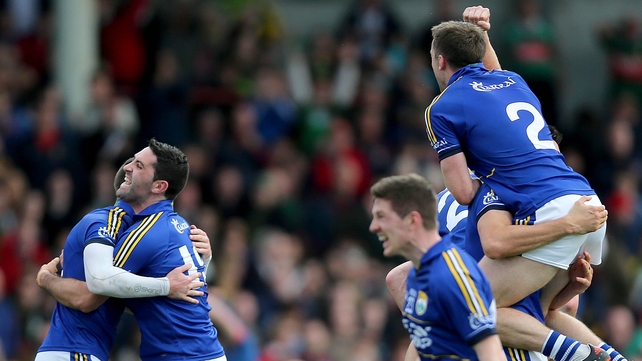 30 August - Kerry players celebrate their extra-time victory over Mayo and so qualify for yet another All-Ireland final