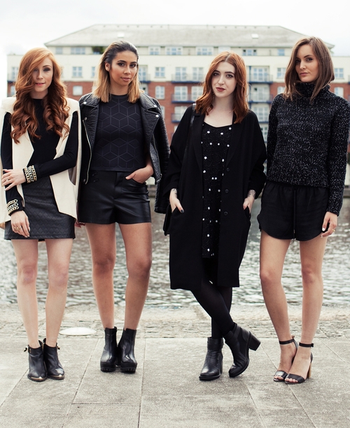 The #FearlessFour L-R: Erika Fox, Tara Marzuki , Leanne Woodfull and Anouska Proetta Brandon
