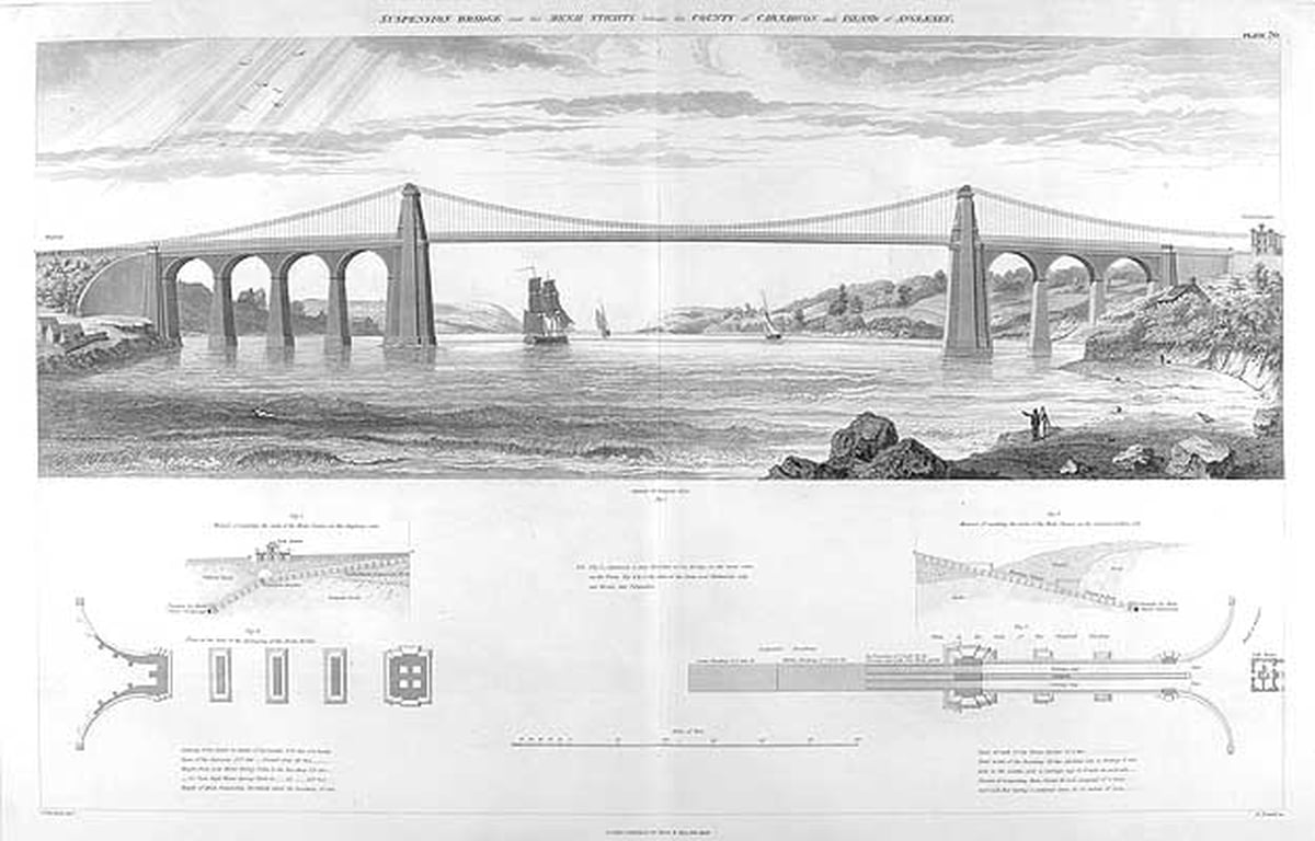 The Menai Suspension Bridge