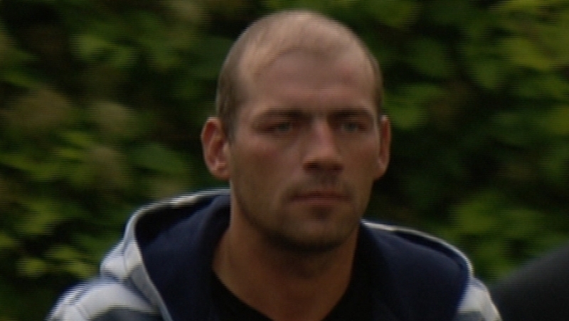 Dzintars Zackalausks appeared in court this morning in connection with the assault