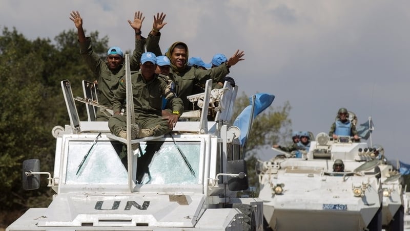 UNDOF withdrew hundreds of peacekeepers from the Syrian side to the Israeli-occupied sector of the area on Monday