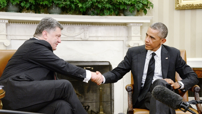 Petro Poroshenko met Barack Obama in Washington DC