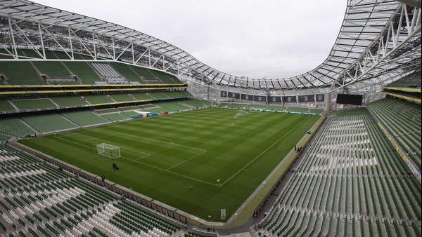 Four Euro2020 games will be played at Aviva Stadium in Dublin