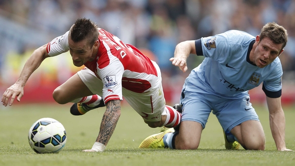 Mathieu Debuchy is out of action for three months with an ankle injury