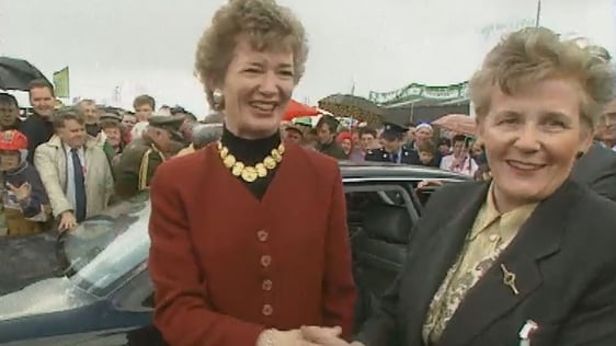 Mary Robinson and Anna May McHugh