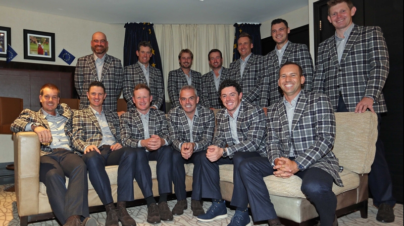 Rory McIlroy may not have practiced with Graeme McDowell but you can bet he helped picked the European suits