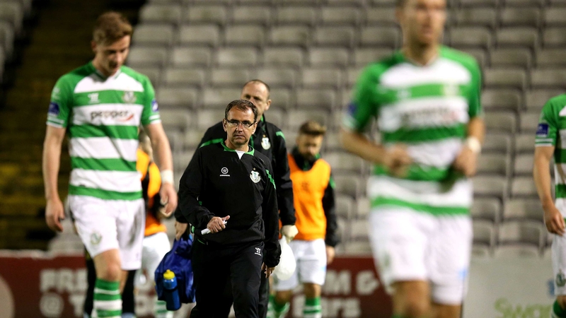 Pat Fenlon said Shamrock Rovers had two chances to qualify for Europe