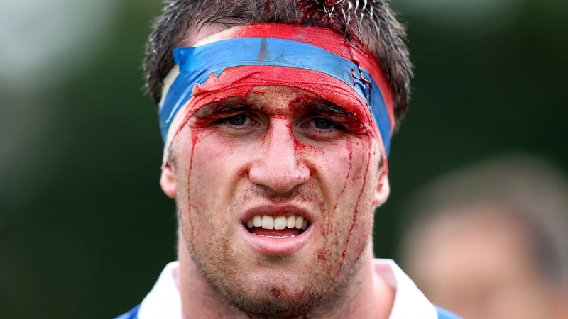 St Mary's Ciaran Ruddock dejected after the Ulster Bank AIL game against Terenure on Saturday