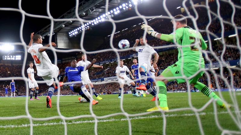 Chelsea's Kurt Zouma opened the scoring on his debut