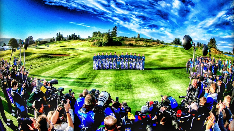 The Team Europe photocall at Glengeagles
