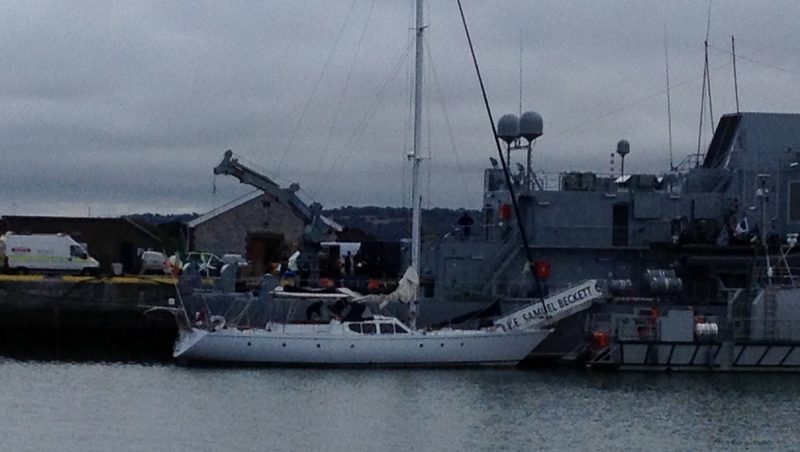 The Makayabella yacht was seized off the southwest coast of Ireland last month