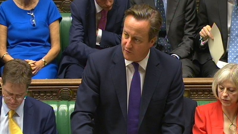 David Cameron said there was 'no more serious an issue'