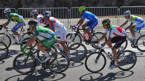 Ireland's Ryan Mullen in action in the U-23 men's road race
