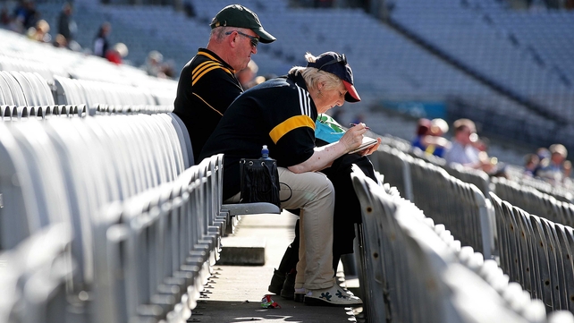 Kilkenny fans were in a familiar position on All-Ireland final day