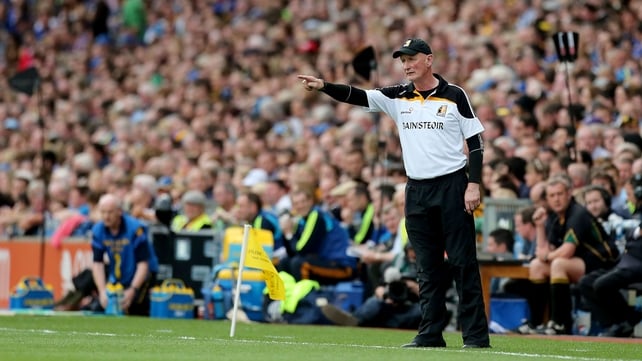 Brian Cody directs his players early on