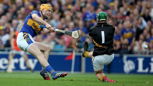 Tipperary made the big break through in the first half - Seamus Callanan with the goal