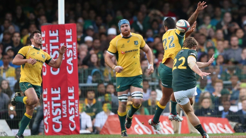 Pat Lambie scored a drop-goal for the Springboks