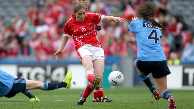 Rhona Ní Bhuachalla scored two goals for the Rebelettes as they fought back to deny Dublin