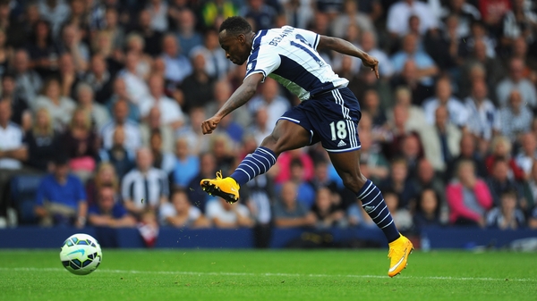 Saido Berahino scored 14 goals for West Brom in the Premier League last season
