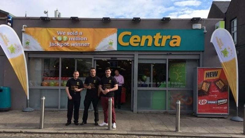 The ticket was bought at the Centra store on Church Road in Ballybrack