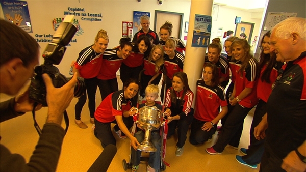 Cork ladies visit Crumlin Children's Hospital
