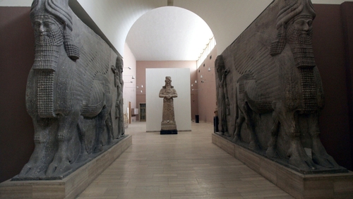 Artefacts from the ancient Assyrian era, like those in the national museum in Baghdad, have been stolen