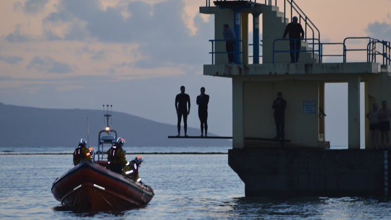 The RNLI Lifeboat was called to the scene shortly before 7.30pm (Pic: John McGrath)