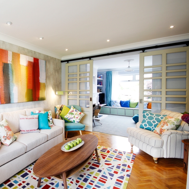 Coffee Table: Stockholm €225 www.ikea.com/ie/en/
French Style Doors: €920 +VAT. www.brettjoinery.com
Sliding Door System: €223 + VAT, www.adg.ie