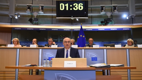 32 MEPs voted in favour of Phil Hogan being a member of the commission, according to a secret ballot