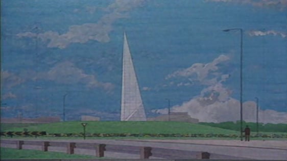'The Spirit of the Air' sculpture at Dublin Airport by Richard Enda King (1989)