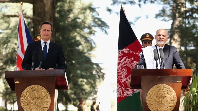David Cameron said the UK's armed forces paid a 'very high price' for their involvement in Afghanistan