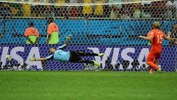 Dirk Kuyt played in several positions during the World Cup in Brazil