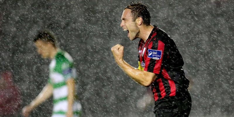 Longford's Stephen Rice celebrates