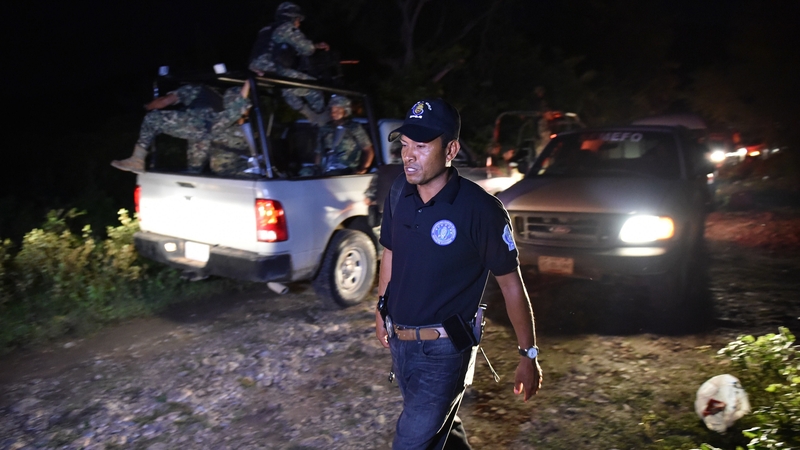 The identities of the dead were not immediately clear