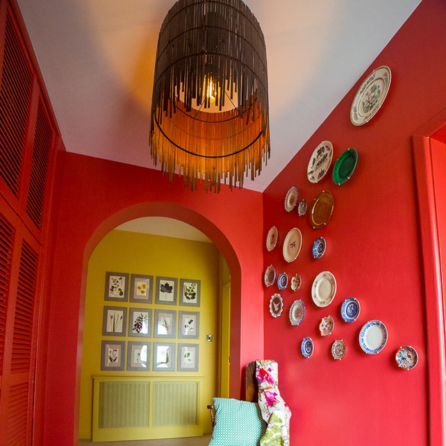 Chair – €280 - www.ryleandcompany.ie | Cushion – Neisha Crossland | Cushion - €65 - www.ryleandcompany.ie