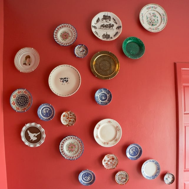 Plates – Range from €1.50 to €20 - from an array of charity shops.