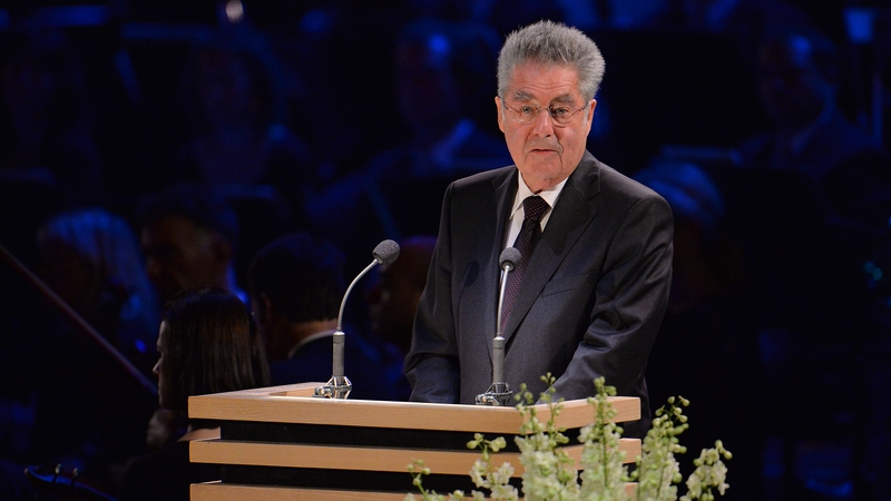 Austrian President Dr Heinz Fischer attended today's Irish Austrian Business Forum today