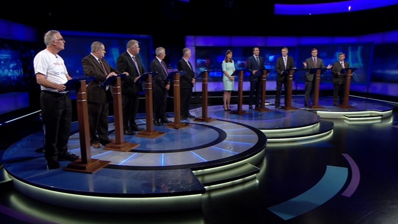 Nine men and one woman are contesting the election in the Roscommon South-Leitrim constituency