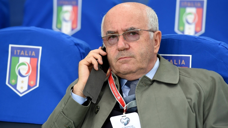 Italian FA president Carlo Tavecchio