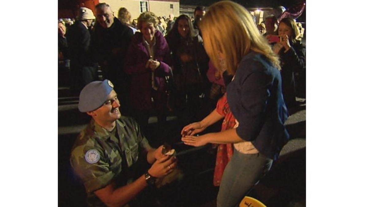 Soldiers return from Golan Heights duty