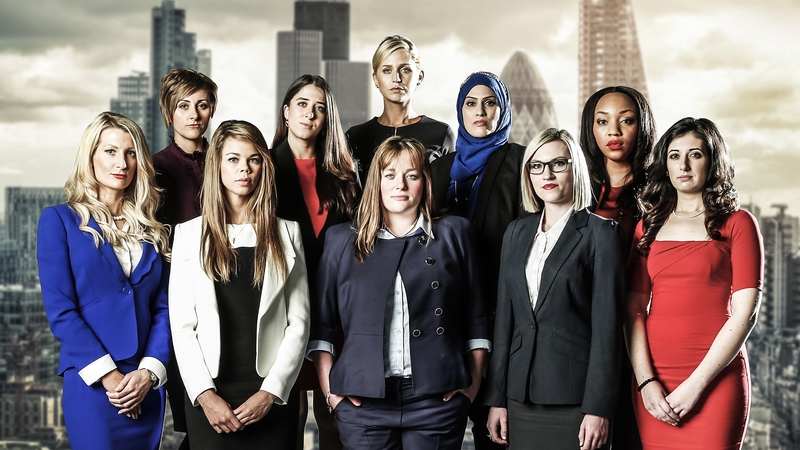 Hogan (top, centre) and Uddin (far right) - Taking part in BBC series