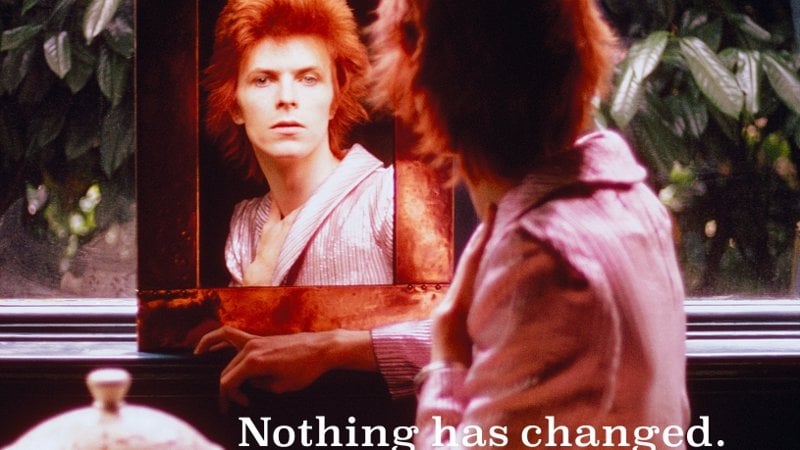 David Bowie pictured well before box sets were invented