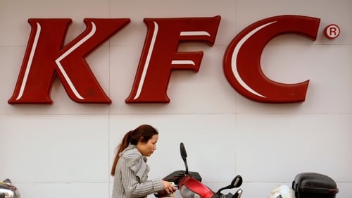 KFC's same-store sales fell 14% in China in the third quarter due to a food safety scare