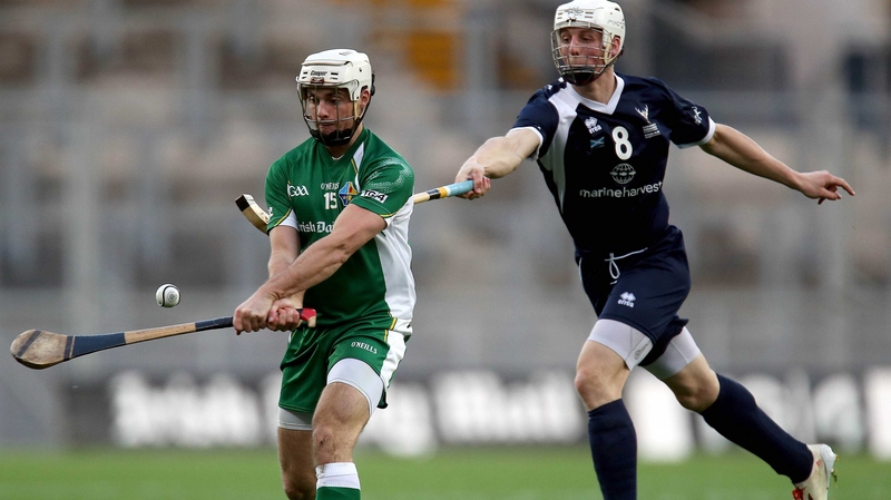Ireland's Darragh O'Connell and Finlay Macrae of Scotland in action during last year's Croke Park Test