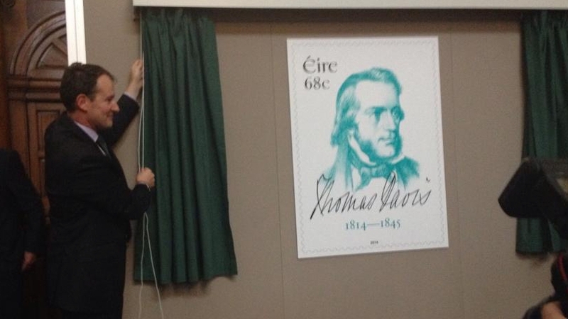 Minister of State Sean Sherlock unveiled the stamp in Dublin